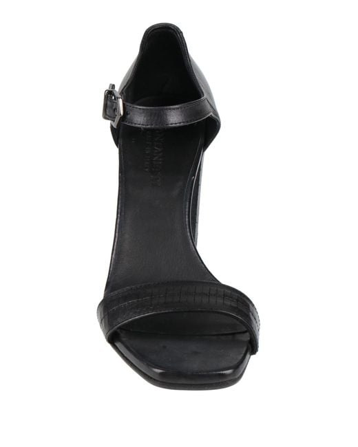 Pantanetti Black Sandals