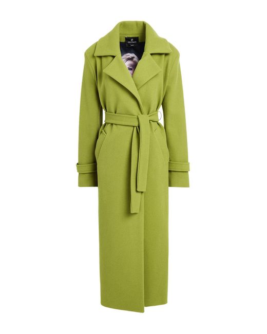 Cristinaeffe Green Coat Polyester
