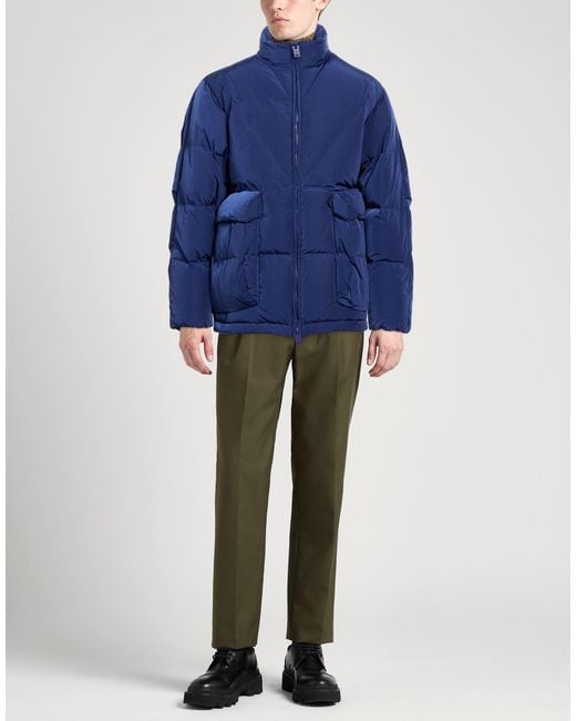 Emporio Armani Blue Puffer Polyamide for men