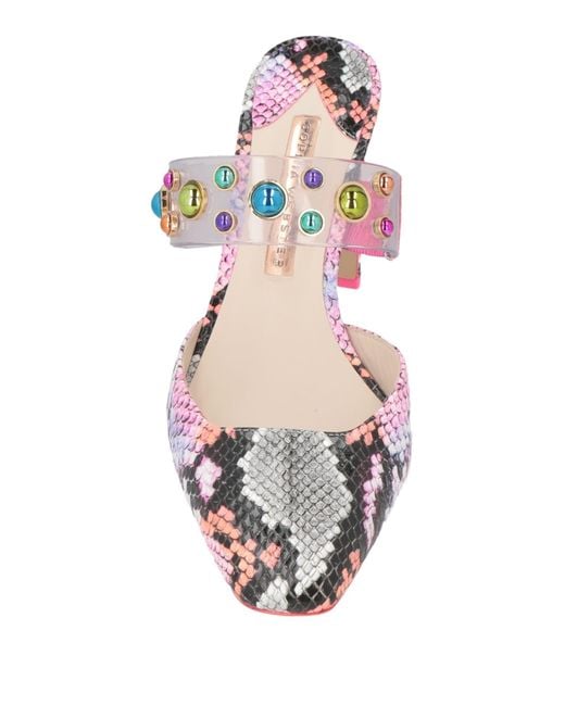 Sophia Webster Pink Mules & Clogs