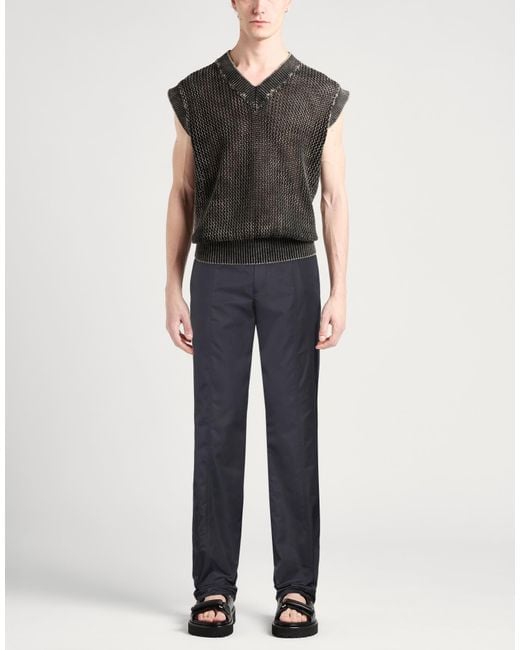 Ferragamo Blue Pants Polyester for men