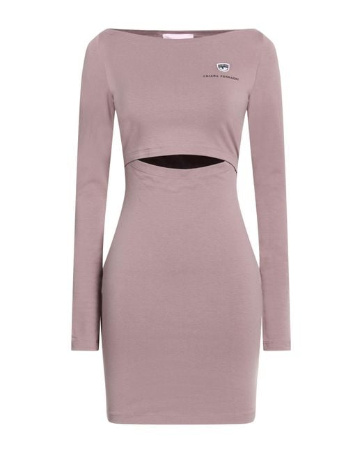 Chiara Ferragni Purple Mini Dresses