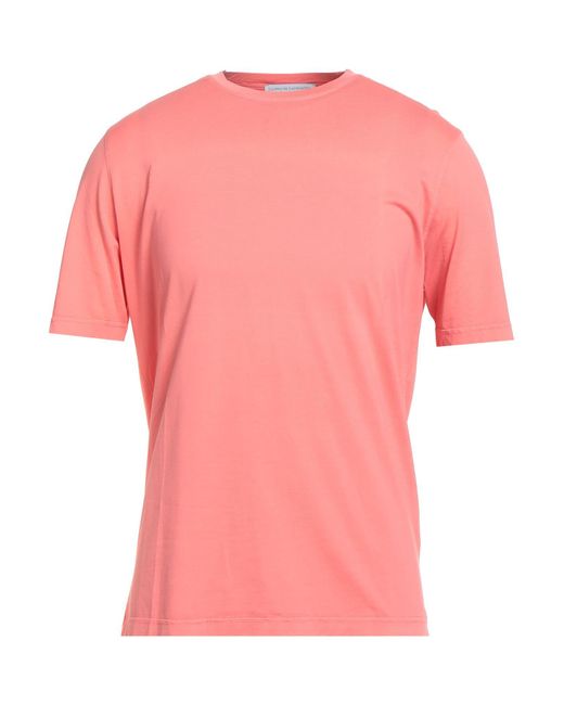 FILIPPO DE LAURENTIIS Pink T-Shirts for men