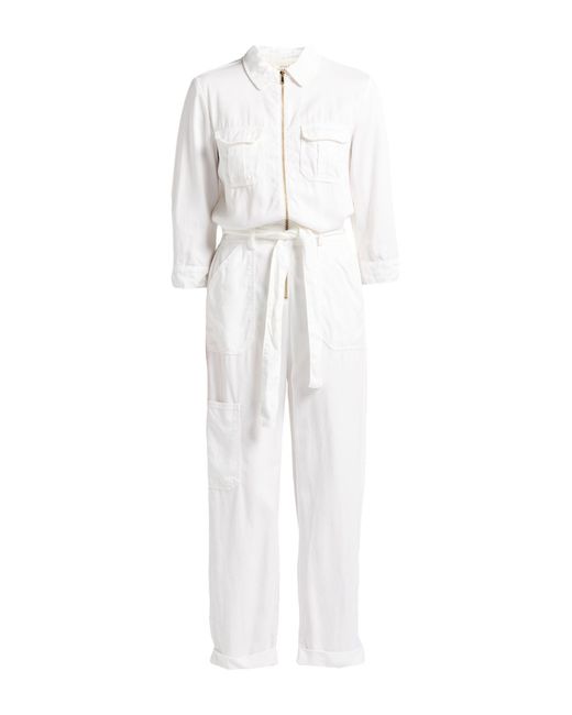 ViCOLO White Jumpsuit Lyocell