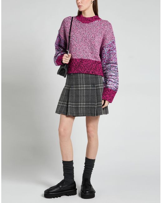 Loewe Purple Fuchsia Sweater Wool, Elastane, Polyamide