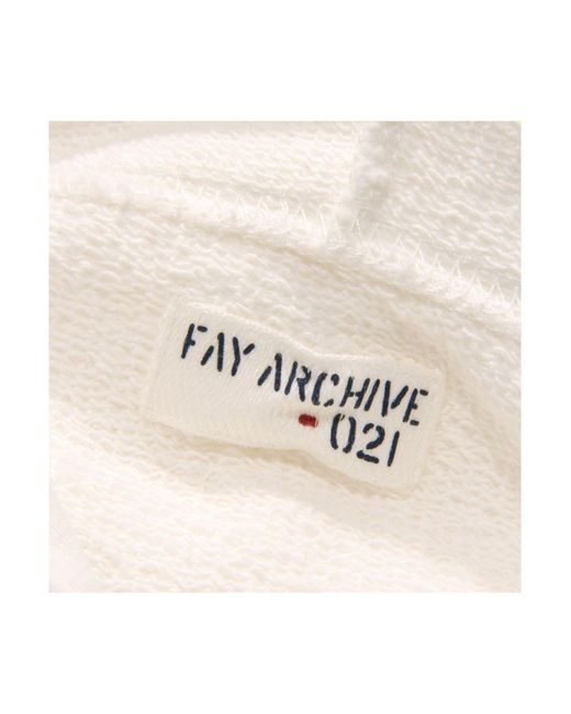 Fay Sweatshirt in White für Herren