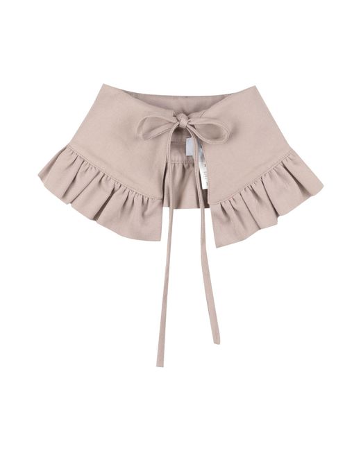 MSGM Natural Scarf