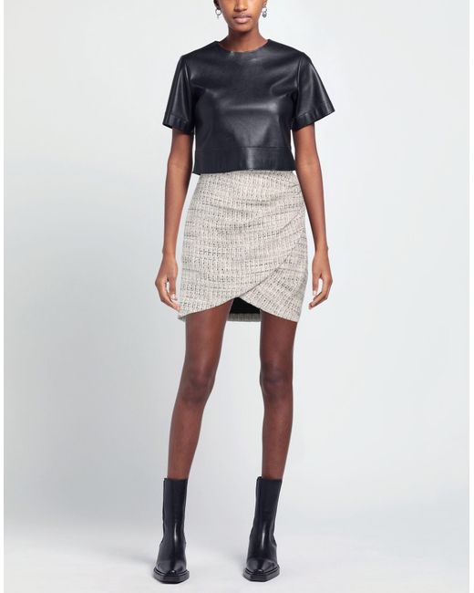 IRO Gray Mini Skirt