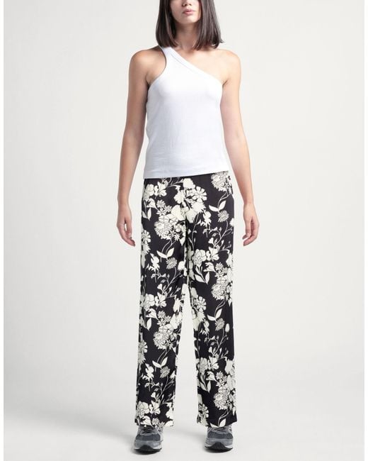 Maje White Pants Viscose