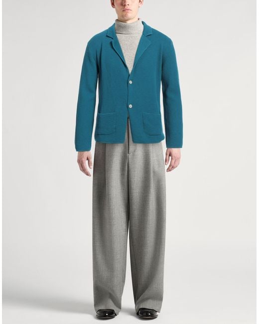 Daniele Fiesoli Blue Blazer for men