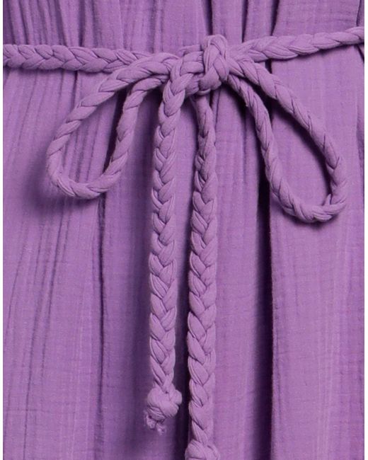 Xirena Purple Midi-Kleid
