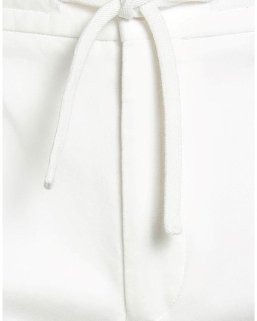 Incotex White Trouser for men