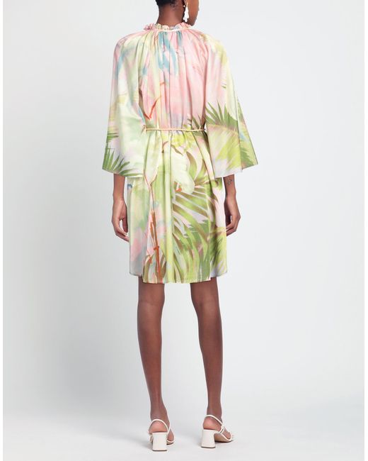 LEO LIN White Mini-Kleid