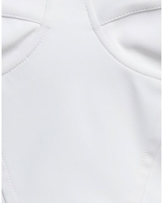 Patrizia Pepe White Top Polyamide, Elastane