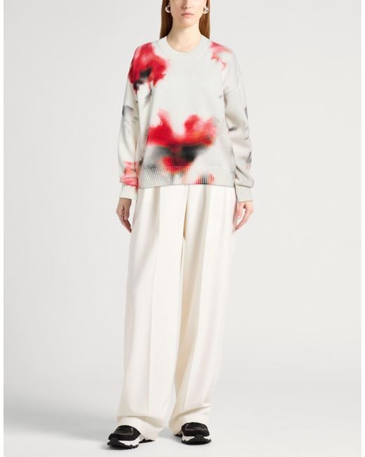 McQueen Red Sweater Cotton