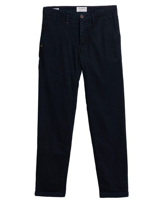 RE_HASH Blue Midnight Pants Cotton, Elastane for men