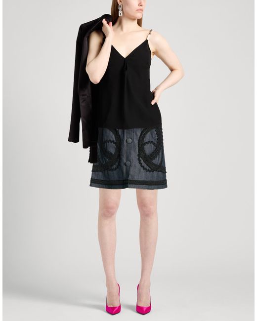 Dolce & Gabbana Gray Denim Skirt Cotton, Polyethylene