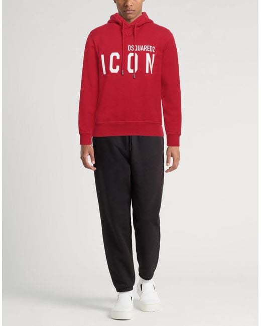 DSquared² Red Sweatshirt for men
