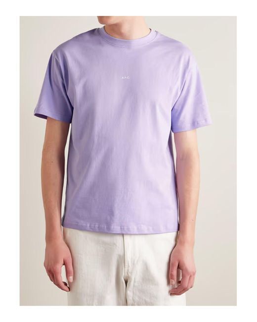 A.P.C. T-shirts in Purple für Herren