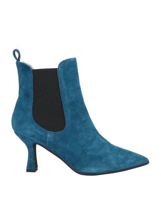 Chiarini Bologna Blue Ankle Boots