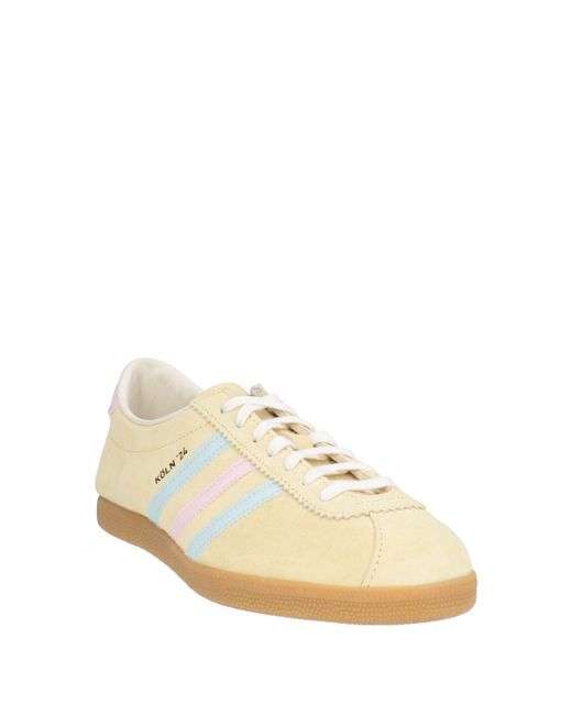 Adidas Originals Natural Sneakers Leather, Synthetic Material for men