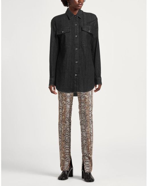 Moorer Black Denim Shirt