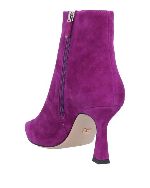 Botines de caña alta Lola Cruz de color Purple