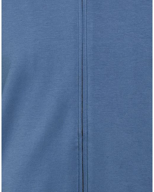 Moorer Blue Sweatshirt Cotton, Polyester, Elastane for men