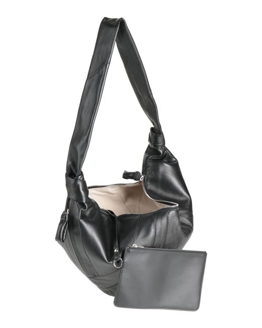 Lemaire Gray Shoulder Bag Leather