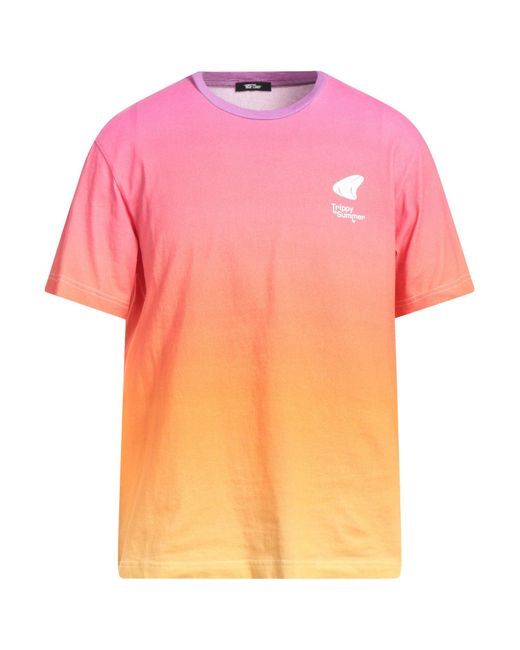 T-shirt di Msftsrep in Pink da Uomo