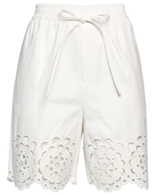 Isabelle Blanche Gray Shorts & Bermuda Shorts