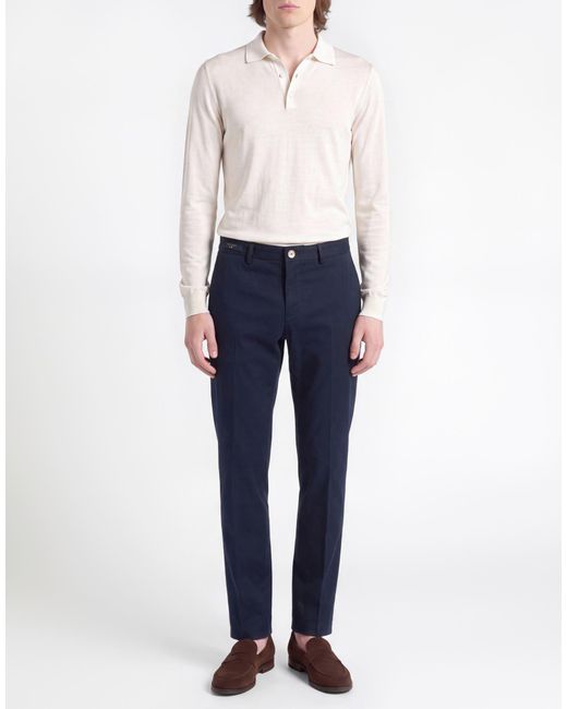 Paul & Shark Blue Midnight Pants Modal, Cotton, Elastane for men