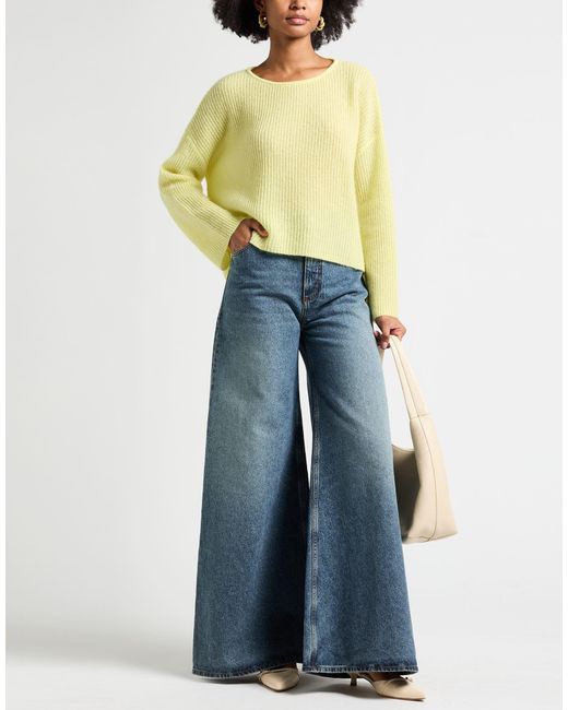 LU REN Yellow Sweaters