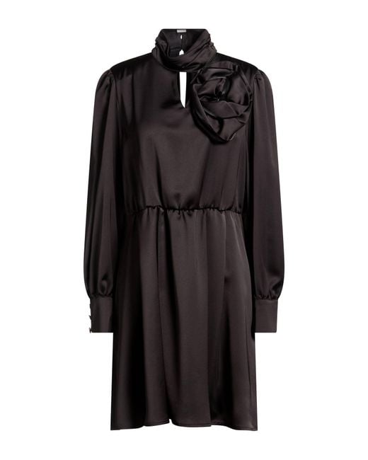 Fracomina Black Mini Dress Polyester