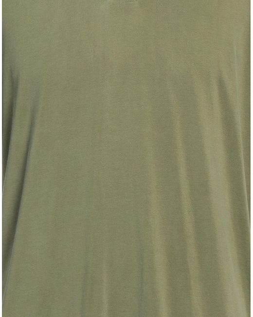 Daniele Fiesoli Green Polo Shirt Cupro, Cotton for men
