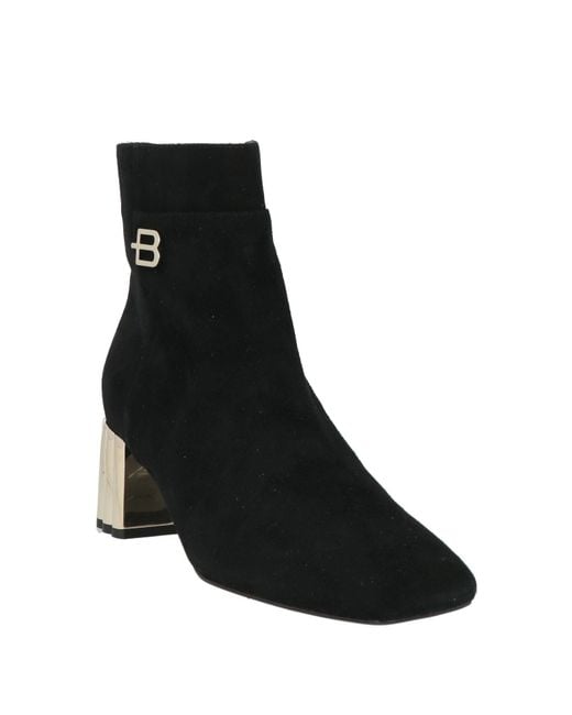 Baldinini Black Ankle Boots Leather