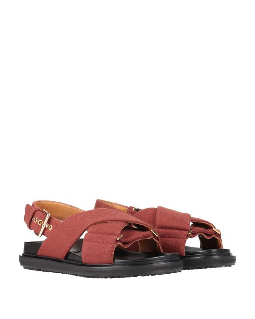 Marni Red Sandals