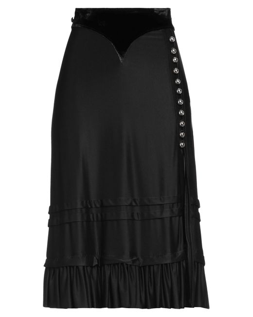 Rabanne Black Midi Skirt