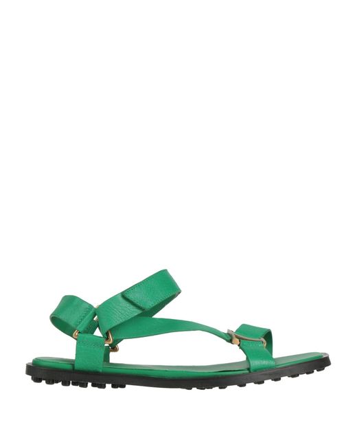 Tod's Green Sandals