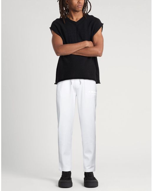 ARMANI EXCHANGE White Trouser for men