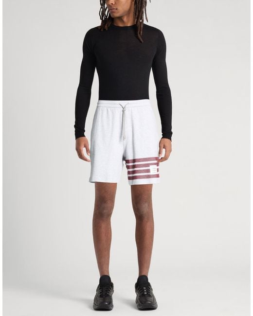 Thom Browne Gray Shorts & Bermuda Shorts for men