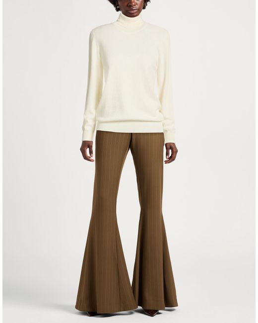 Kangra White Cream Turtleneck Wool, Cashmere