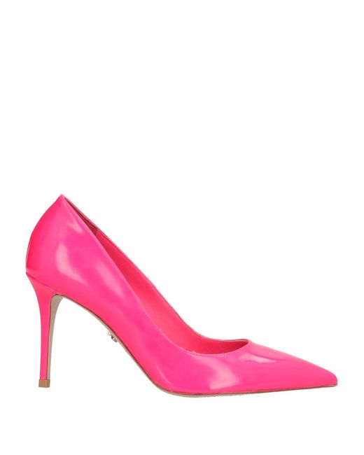 Le Silla Pink Coral Pumps Leather