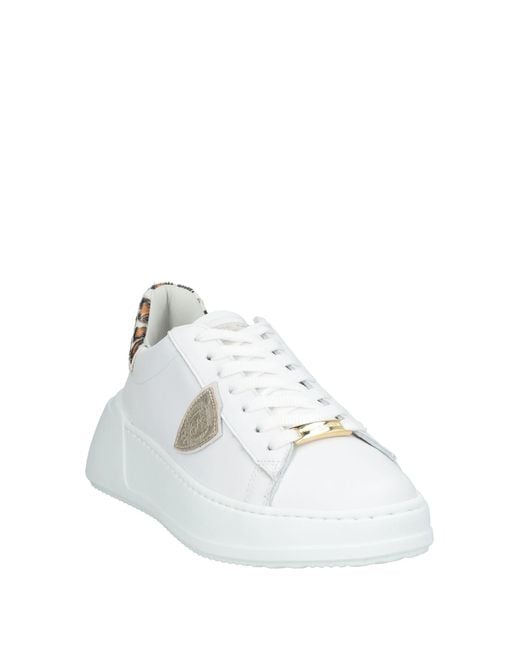Philippe Model White Sneakers Leather
