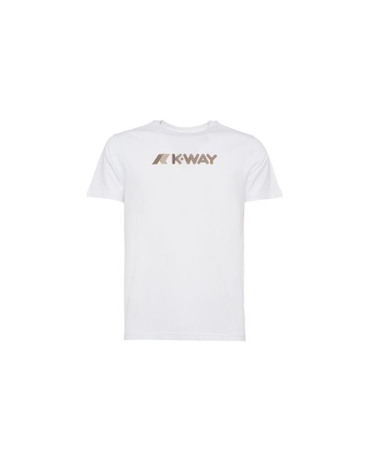 Camiseta K-Way de hombre de color White