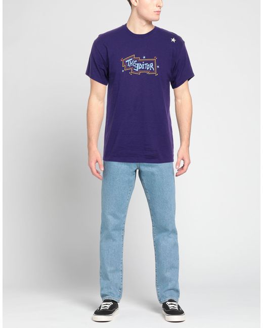 Saucony Blue T-Shirt Cotton for men