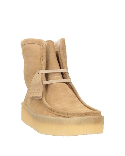 Clarks Natural Ankle Boots