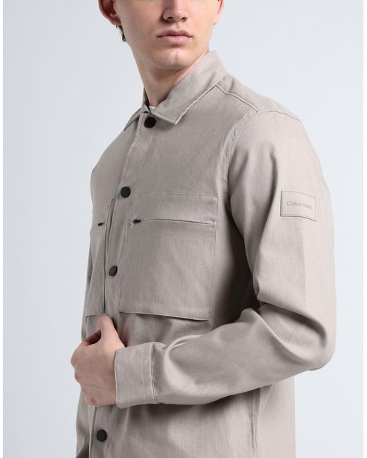 Calvin Klein Hemd in Gray für Herren