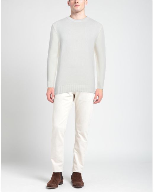 Kangra White Sweater for men