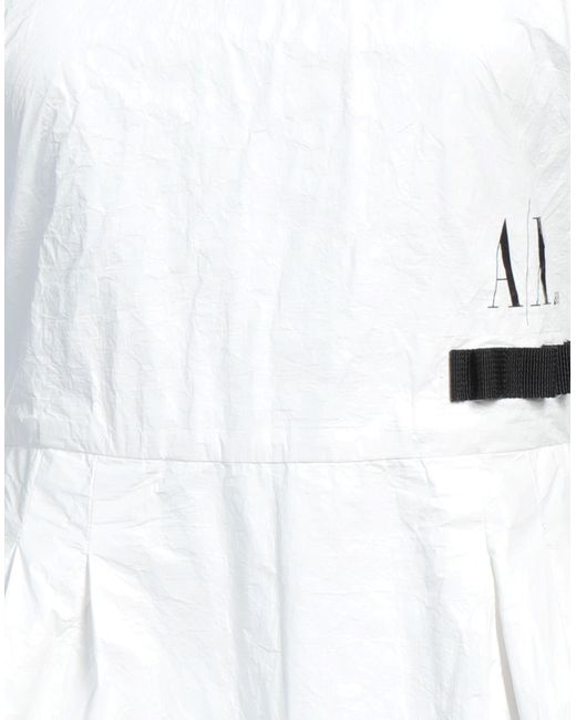 Armani Exchange White Mini-Kleid